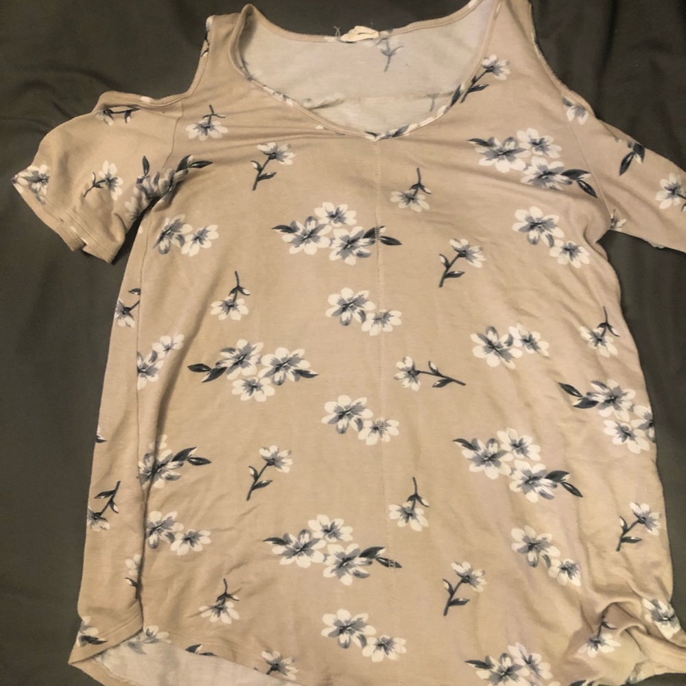 Floral Off The Shoulder Top